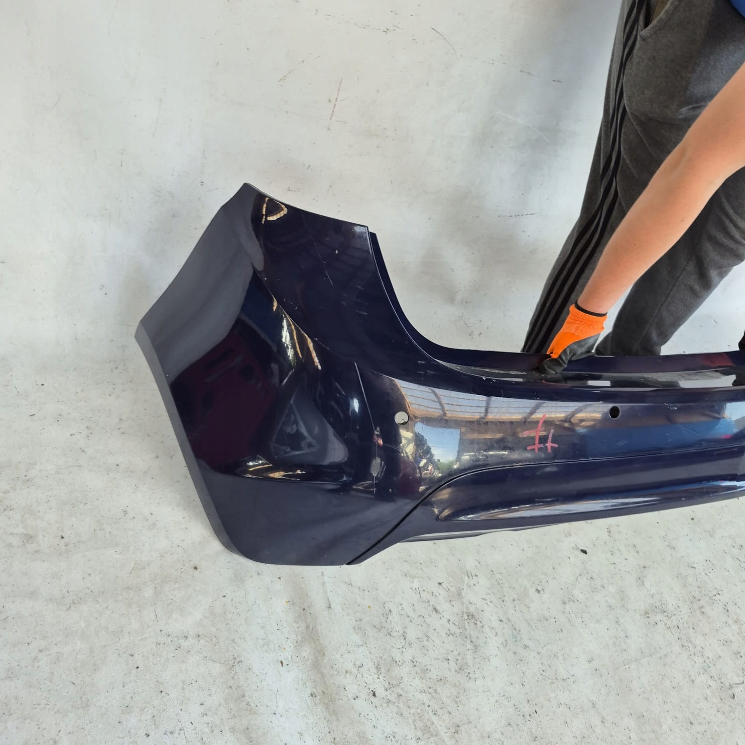 OPEL MERIVA B 10-> bumper rear part rear PDC