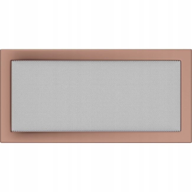 Větrací krbová mřížka 22x45 cm Měď Galw.