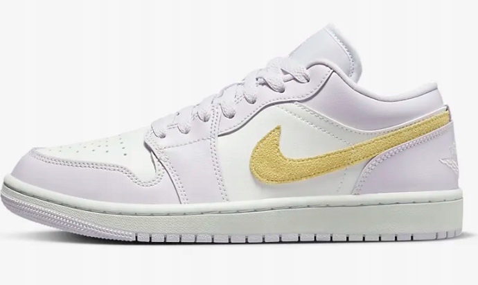 Sportovní obuv Nike Air Jordan 1 Low "Barely Grape" Lila Bílá 38EU