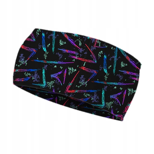 OPASKA SPORTOWA NA GŁOWĘ - Neonowe bazgroły