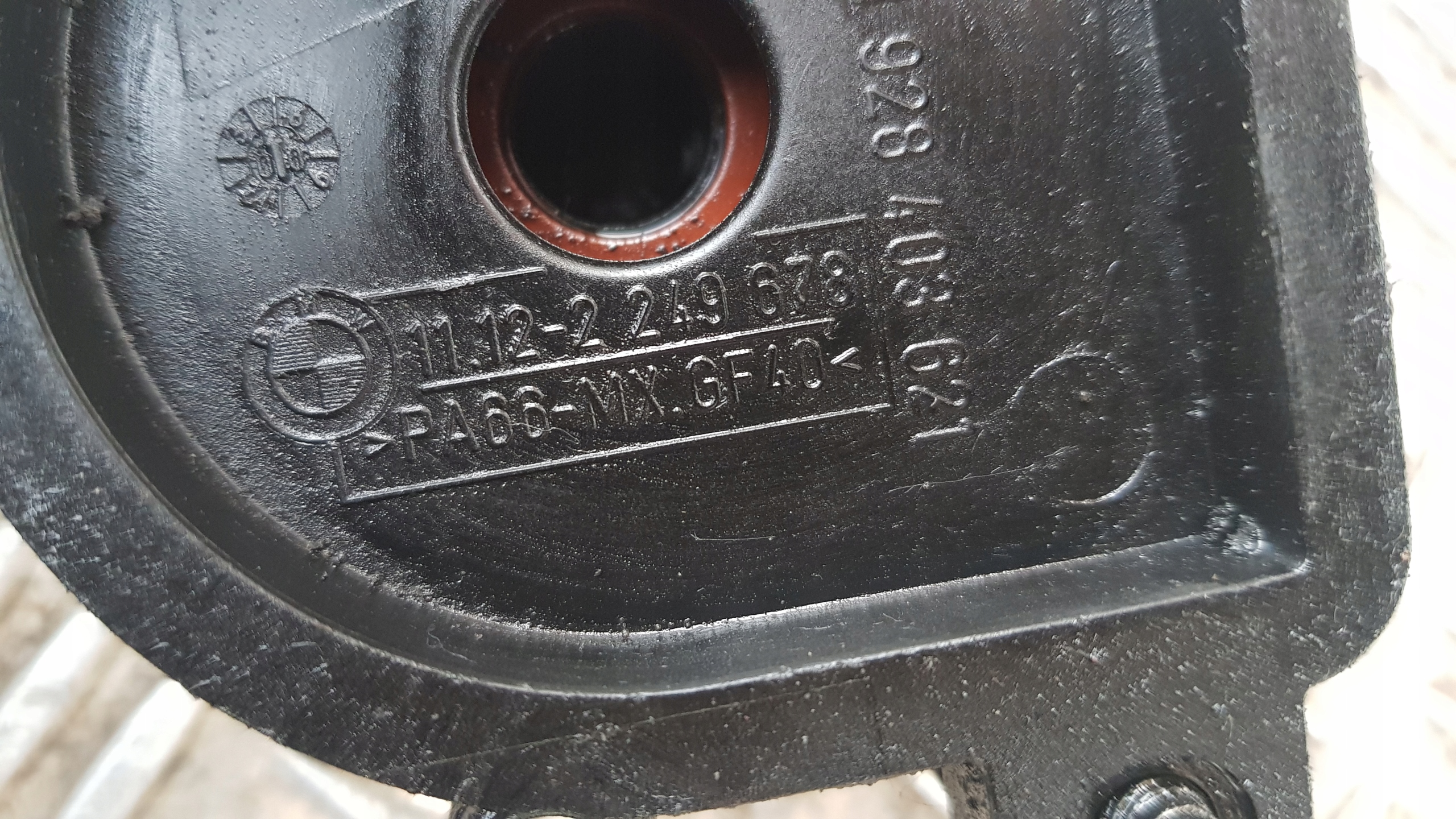 BMW E46 2.0 D ODMA SEPARATOR olio VALVOLA 2249678