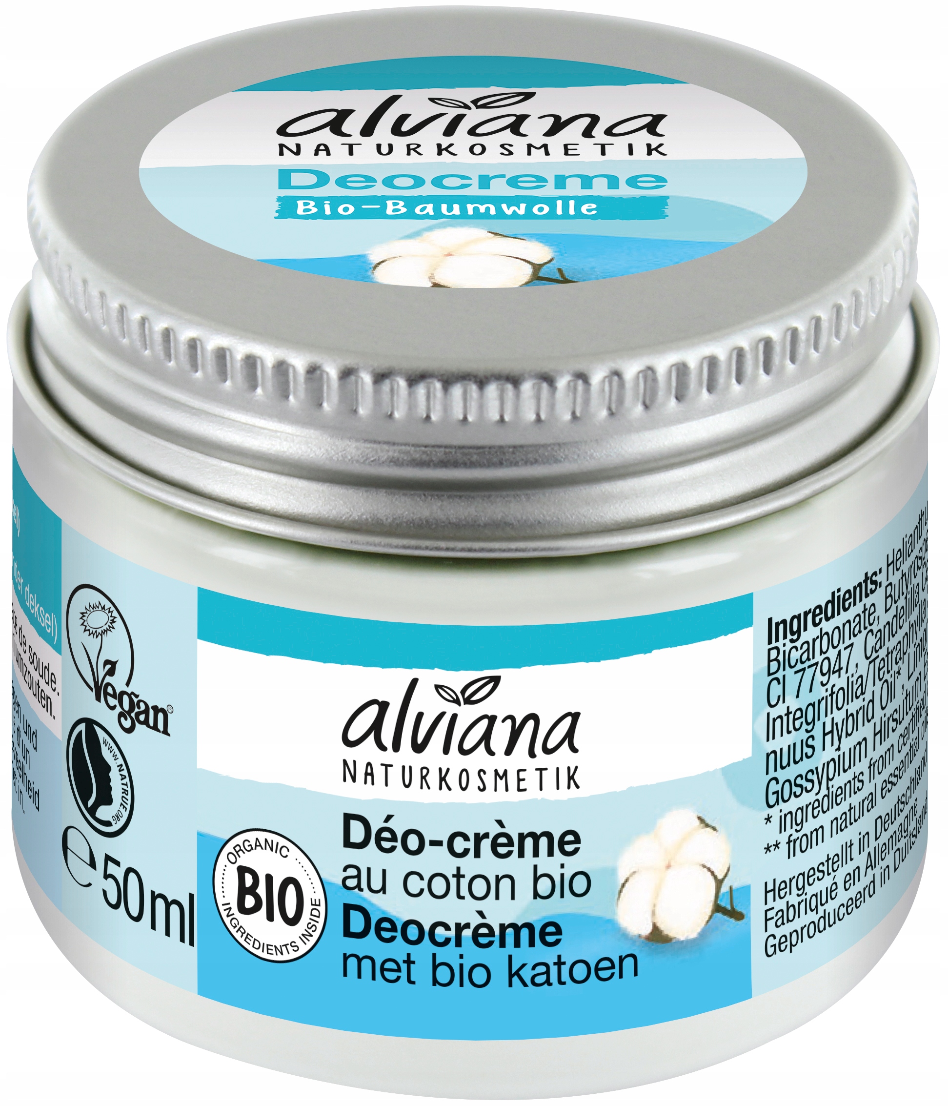 

Alviana Naturalny dezodorant w kremie Bawełna Bio