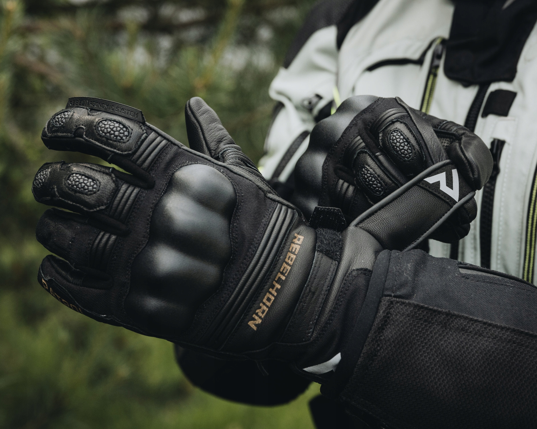 RĘKAWICE MOTOCYKLOWE DAMSKIE REBELHORN TURYSTYCZNE Typ Turystyczne / Miejskie