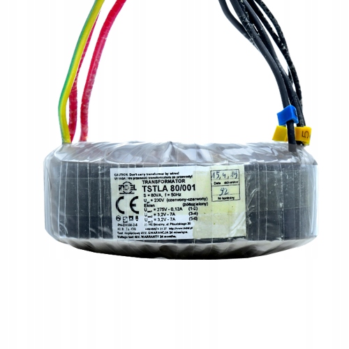Tstla 80/001 Toroidní síťový transformátor Indel