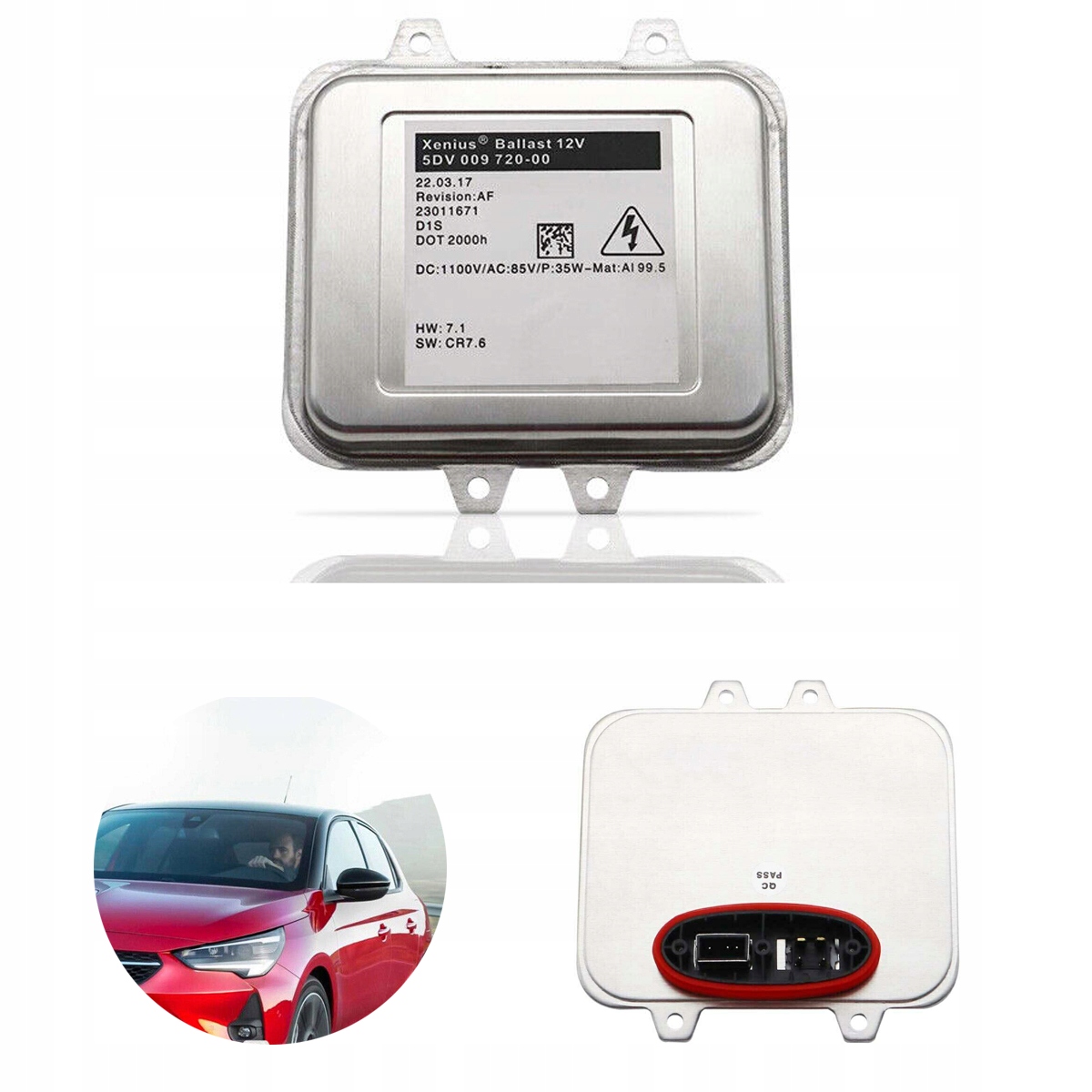 J0063 5DV009720-00 - КОНТРОЛЛЕР ФАР D1S HID КСЕНОНОВЫЙ БАЛЛАСТ 12V