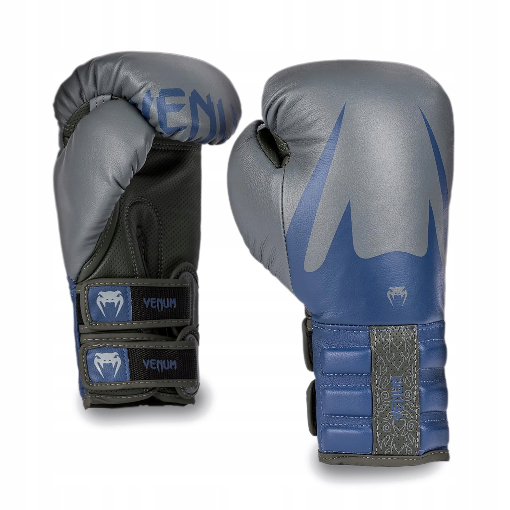Boxerské rukavice Venum Reverso Boxing storm grey/royal blue 10 oz