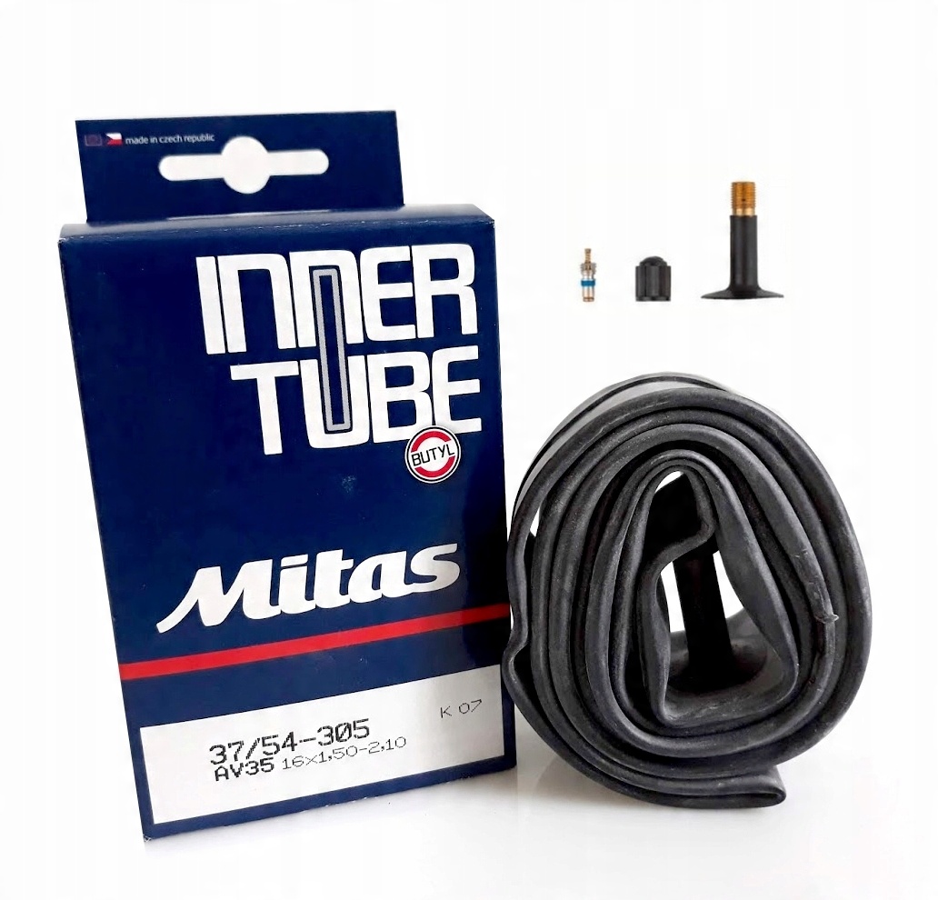 

Mitas Dętka Rowerowa 16x1,50-2,10 AV35 Samochodowy