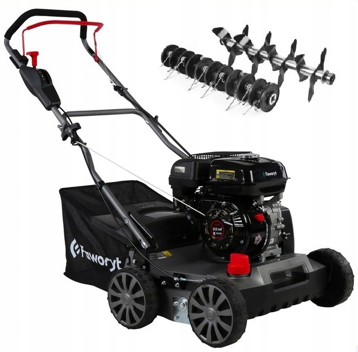 WERTYKULATOR AERATOR AREATOR SPALINOWY 40cm LONCIN 196cm3 + Olej Briggs Zasilanie spalinowe