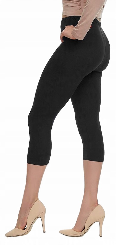 

Bawełniane legginsy damskie 3/4 leginsy M
