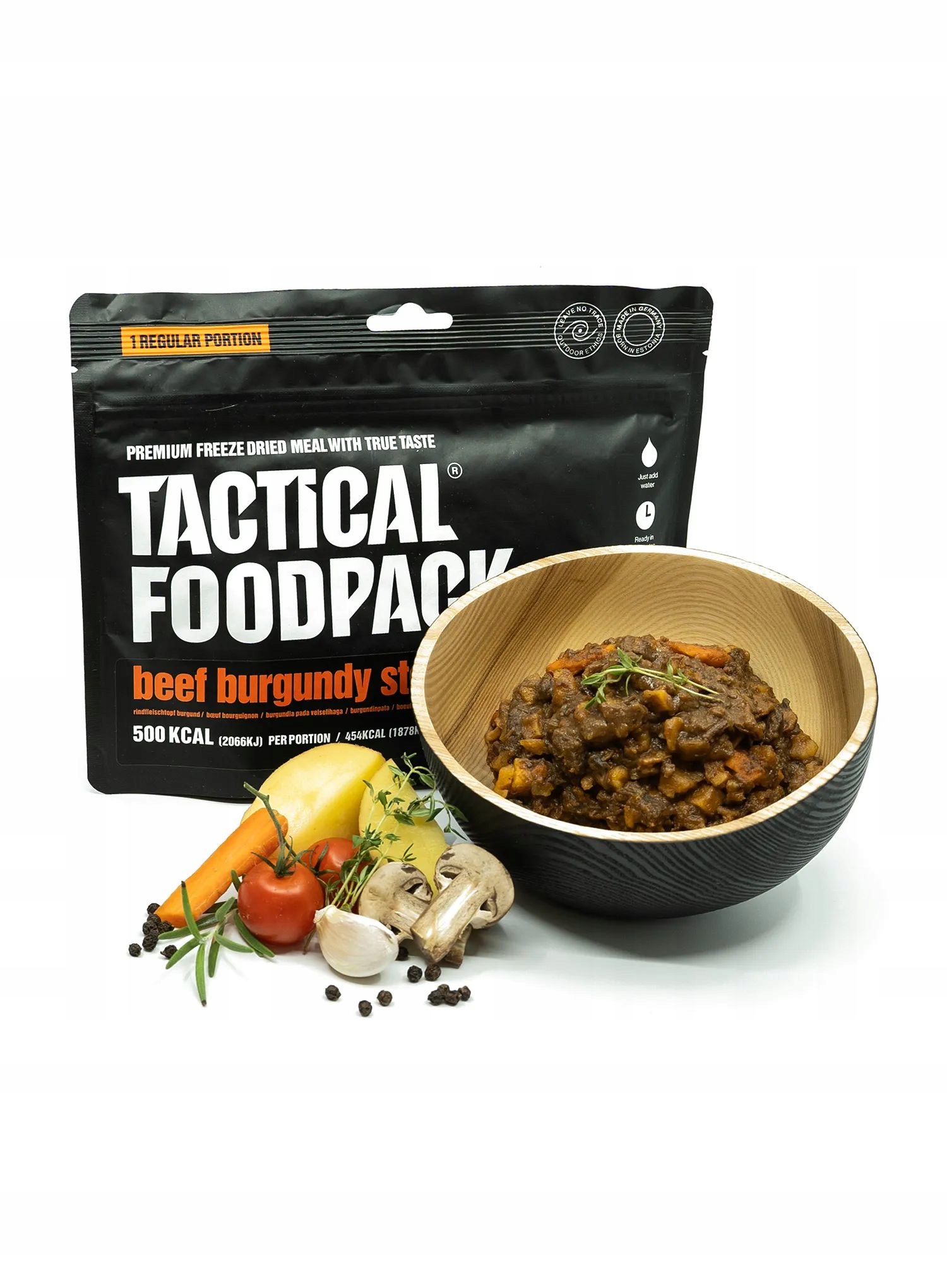 Liofilizat Tactical Foodpack Wołowina po burgundzku 490 g