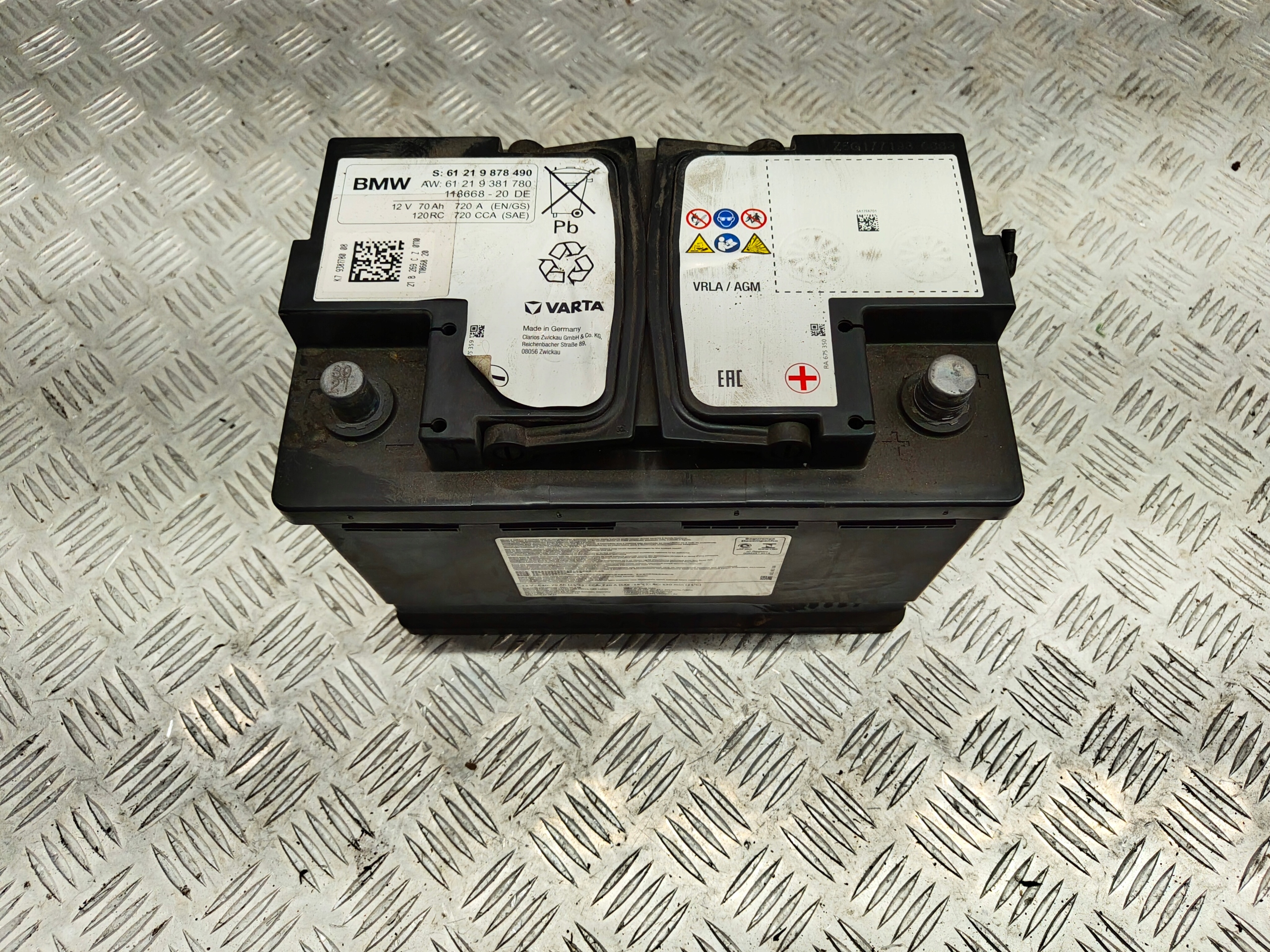 BMW AKUMULATOR 9878490 9381780 70AH 720A AGM
