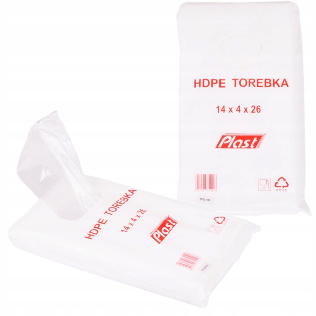 

Woreczki Foliowe Śniadaniowe Hdpe 14x26 Zestaw 800