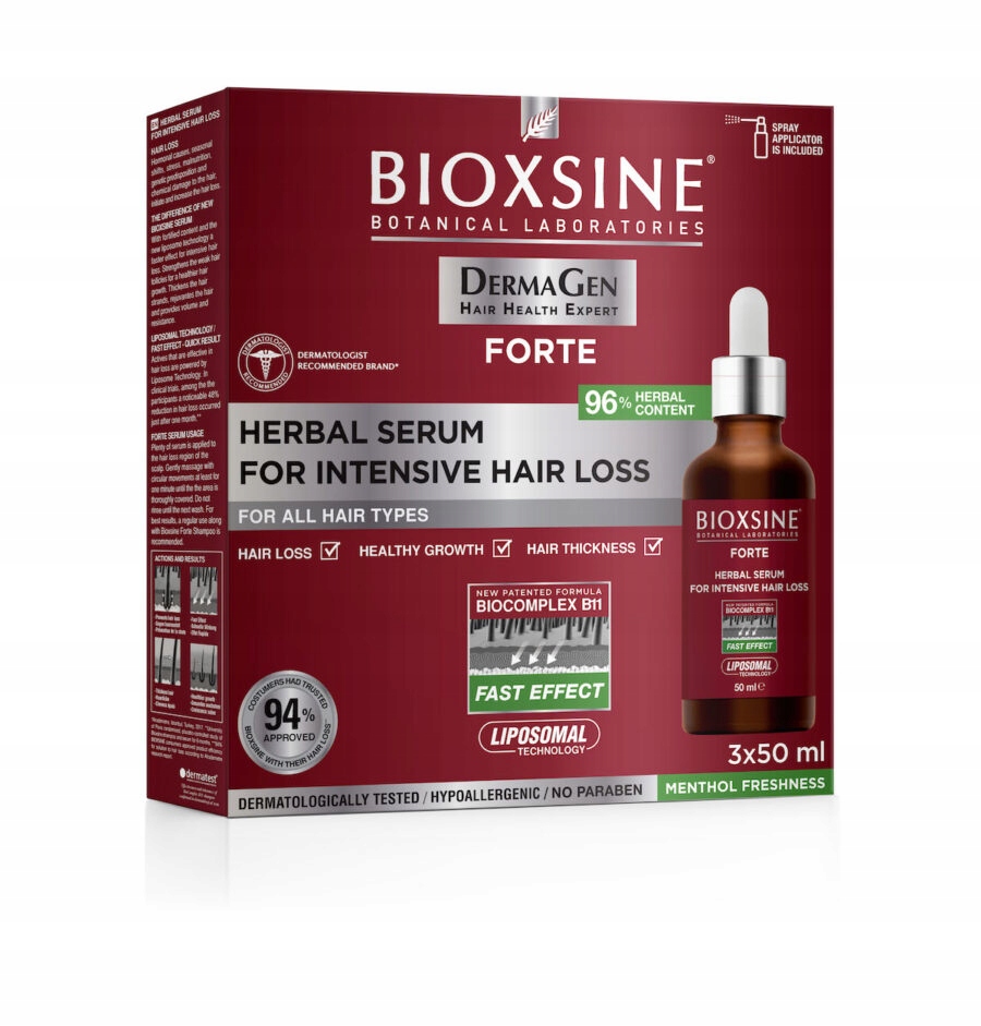 Bioxsine Dg Serum przeciw wypadaniu włosów 3x50ml