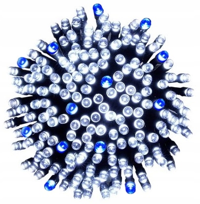

Lampki Choinkowe 500LED Białe Zimne z Flash Błysk