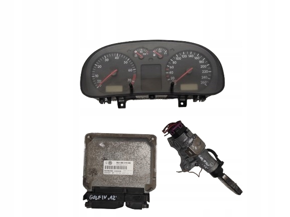VW GOLF IV 4 97- 1.6 ZESTAW STARTOWY STEROWNIK 06A906019BQ