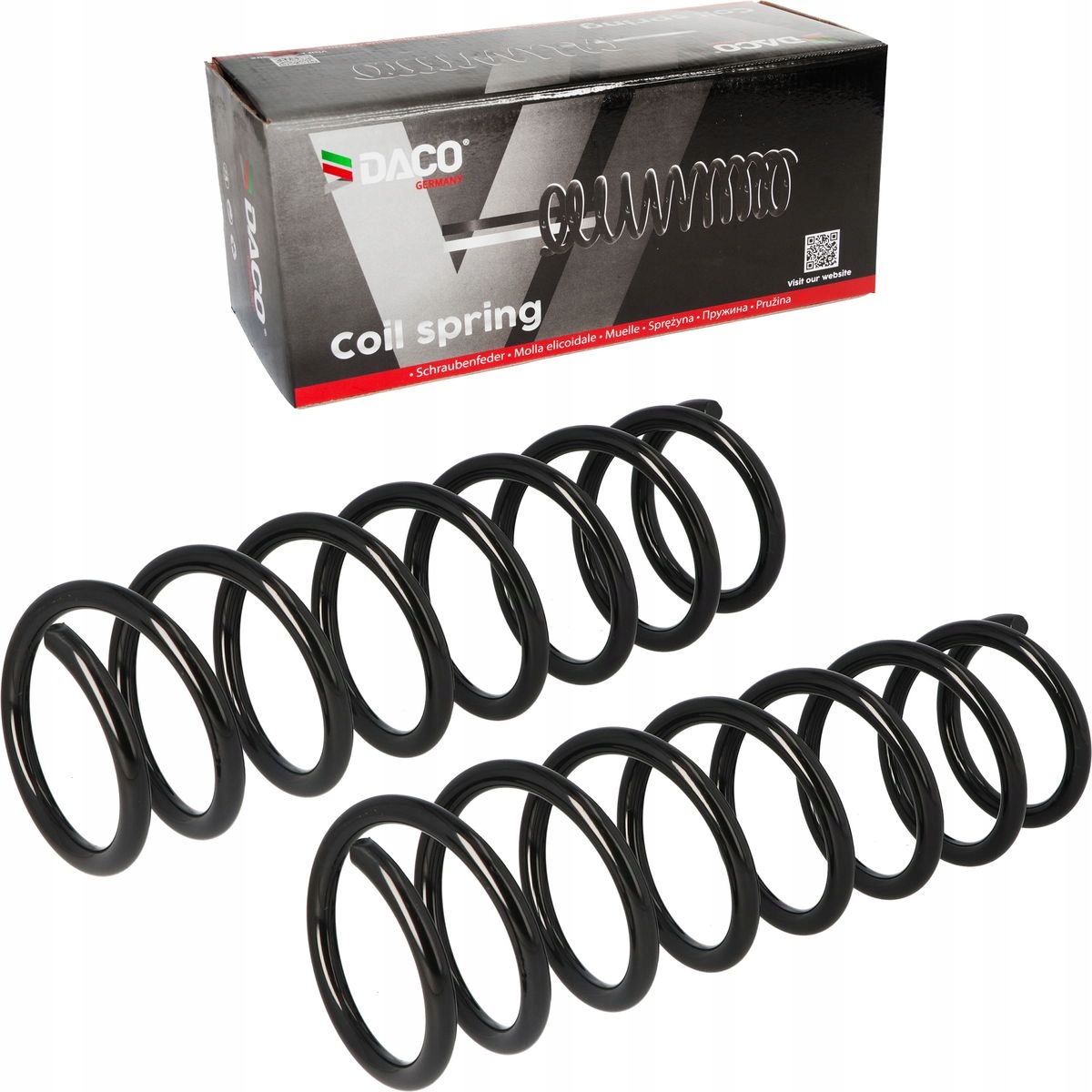 810330 - Пружина X2 подвески задняя DACO BMW 5 E60 SDN