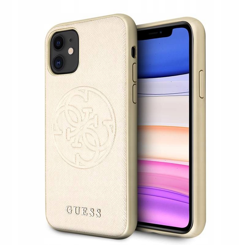 

Etui Guess do iPhone 11 Saffiano 4G Circle Logo