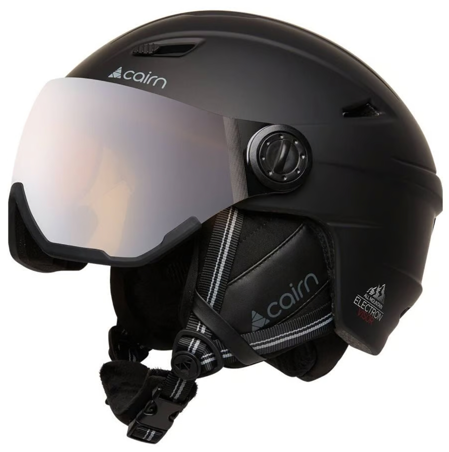 Kask narciarski Cairn Impulse Visor Photochromic 0605438 02 czarny 57-58 cm