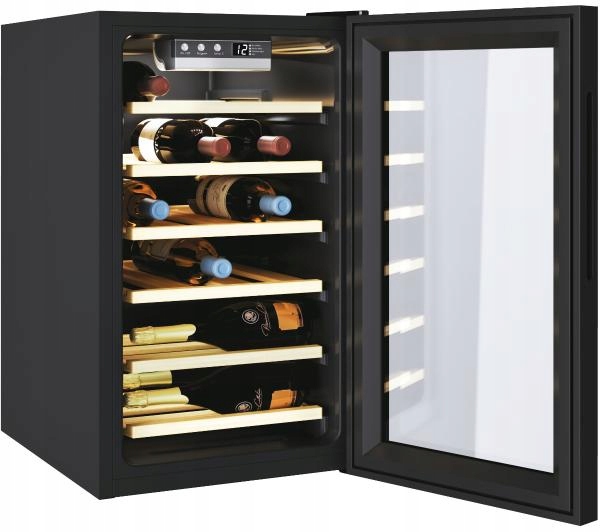 Chłodziarka do wina Candy CWCEL 210/NF 21 miejsc na butelki Czarny Kod producenta CWCEL 210/NF