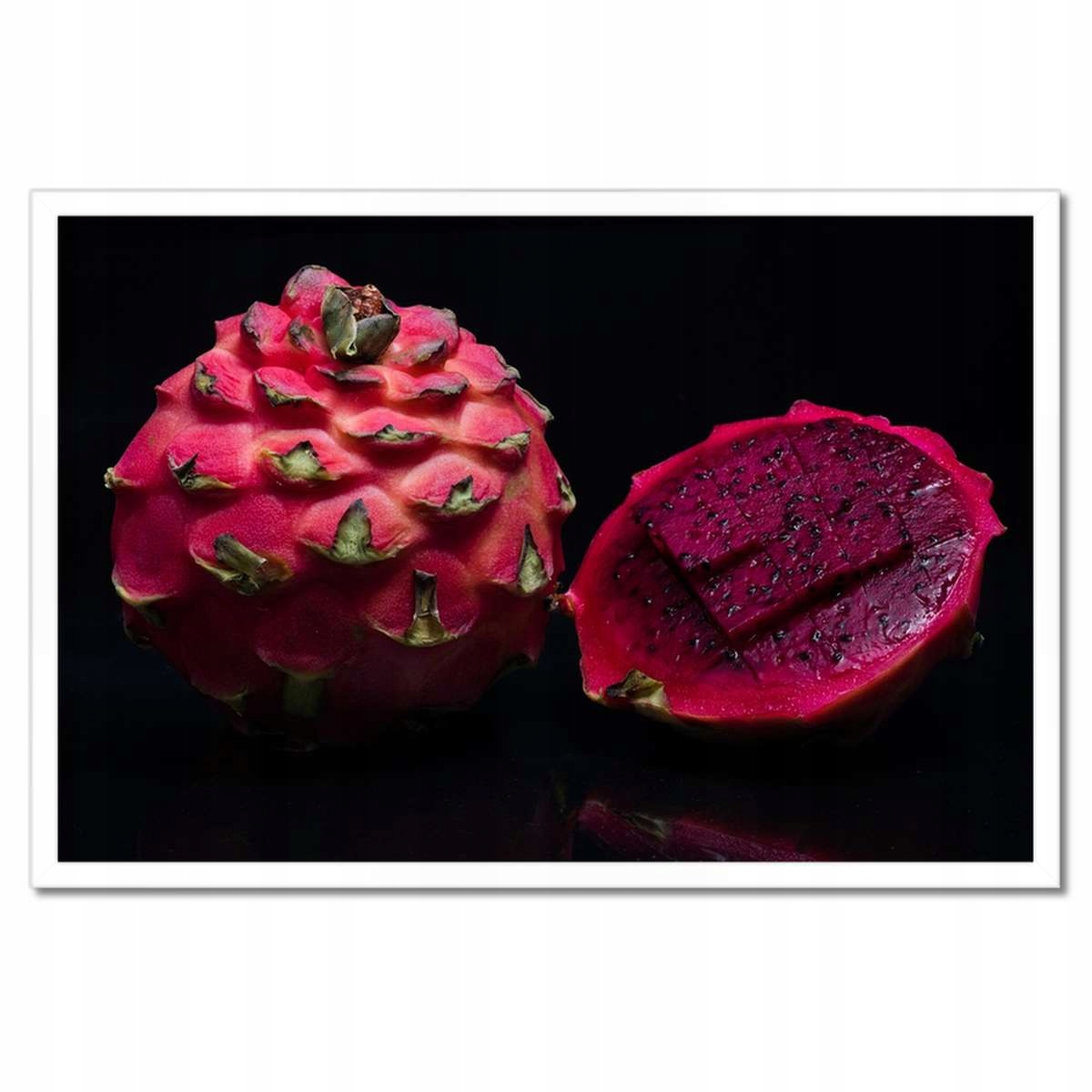 Plakáty v rámu 60x40 Dračí růžový plod Pitahaya