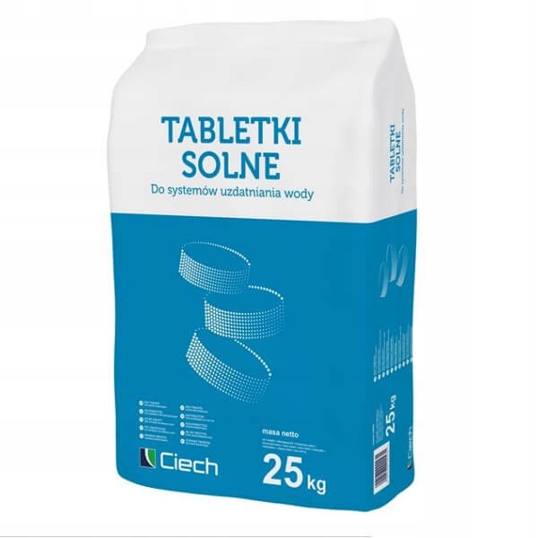 Sól do uzdatniania w tabletkach 25KG Ciech