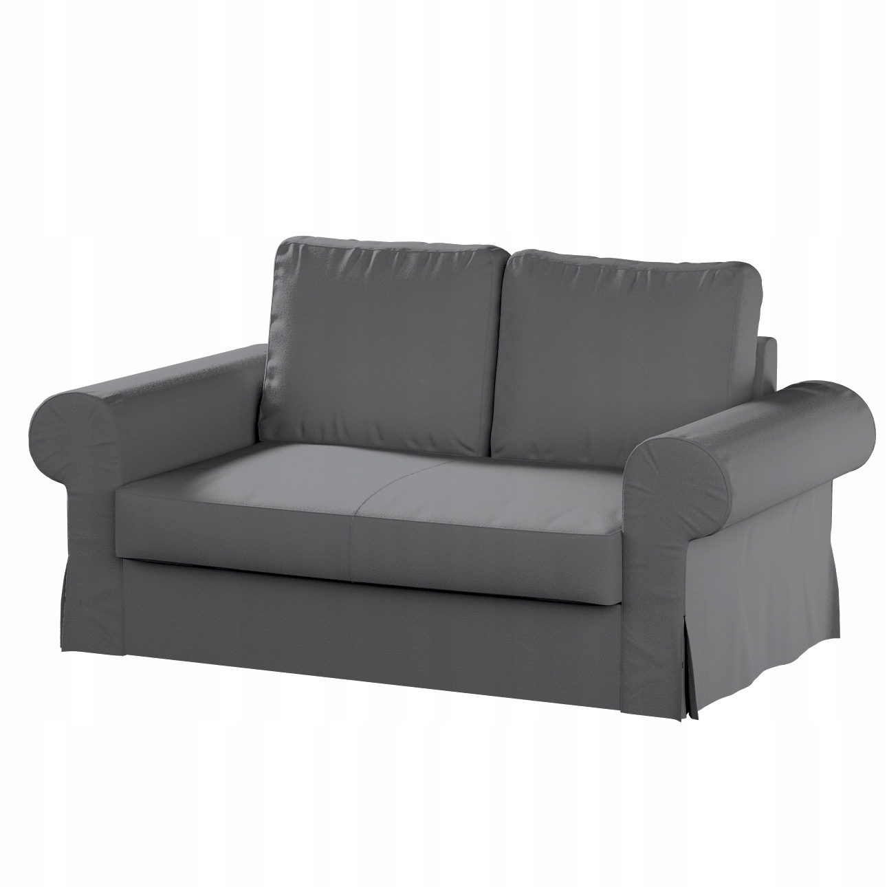 Potah na rozkládací pohovku Backabro pro 2 osoby Ikea tmavě šedý
