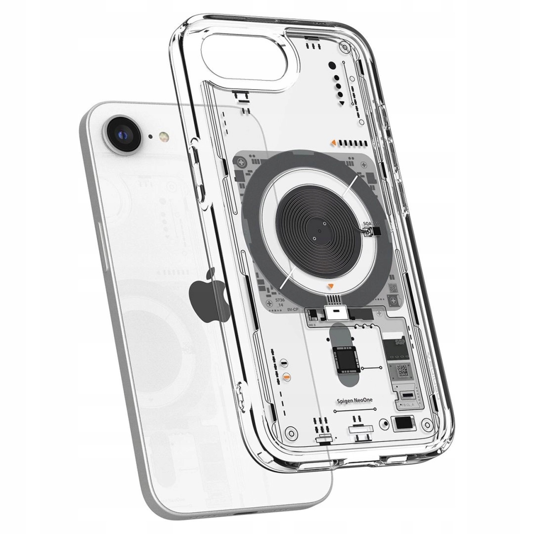 Etui Spigen Ultra Hybrid MagSafe na iPhone 16e 17e Neo One przezroczyst