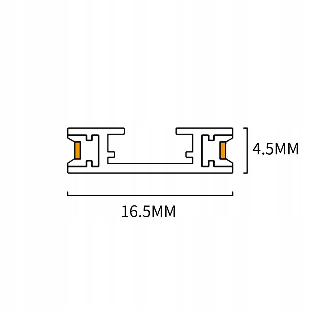 Szyna magnetyczna do oświetlenia M2 1m Marka Indual