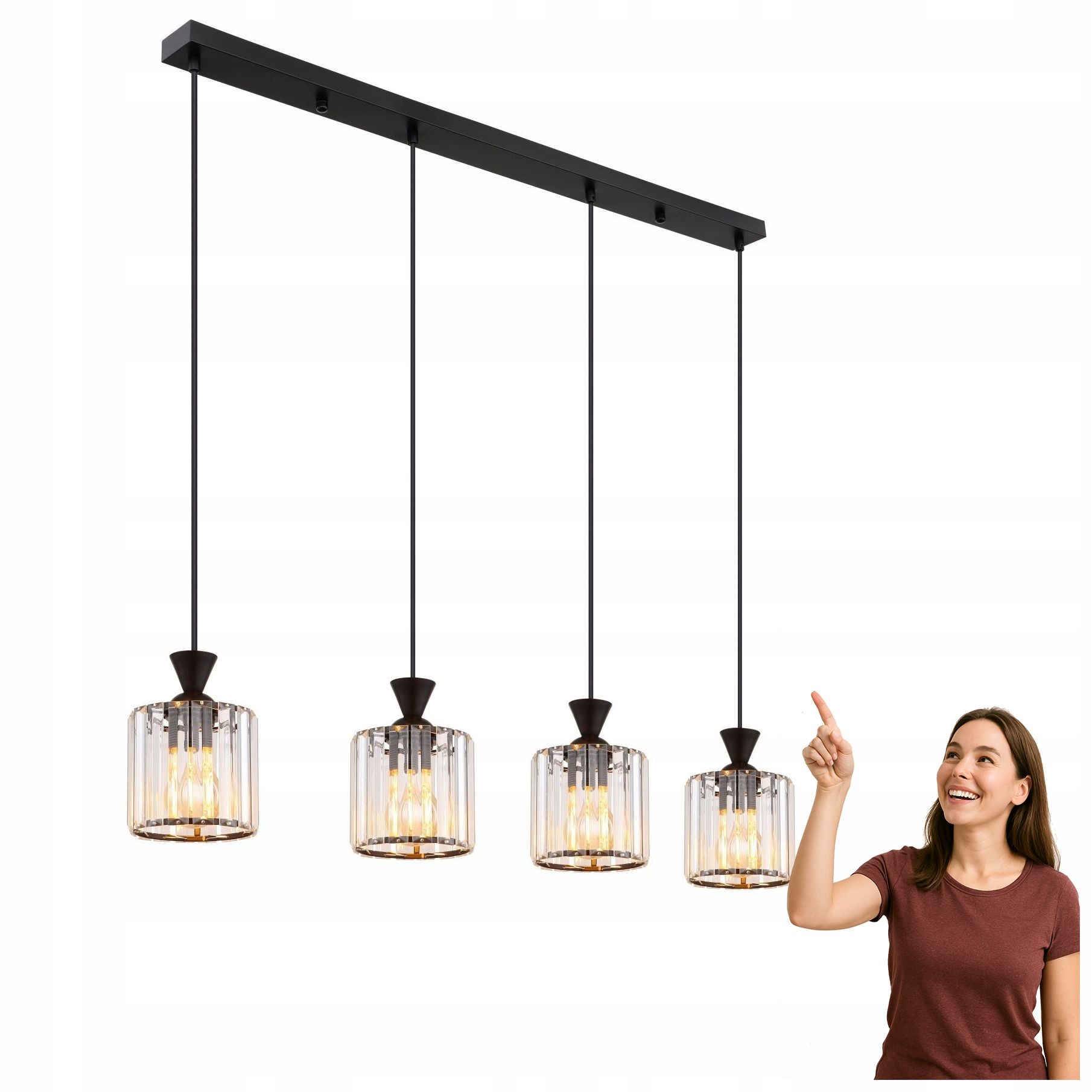 Závesná lampa Jordana 15742-4 Globo