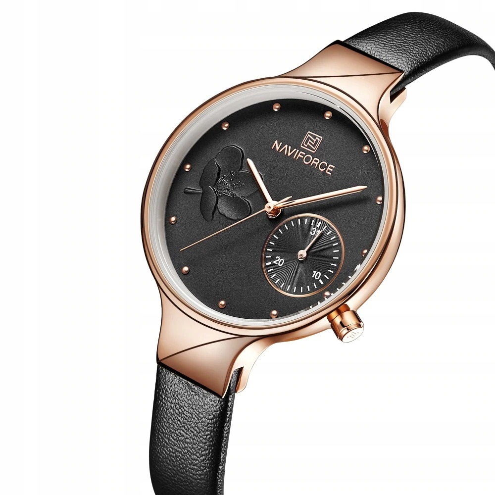 

Zegarek Damski Naviforce Skórzany 5 kol