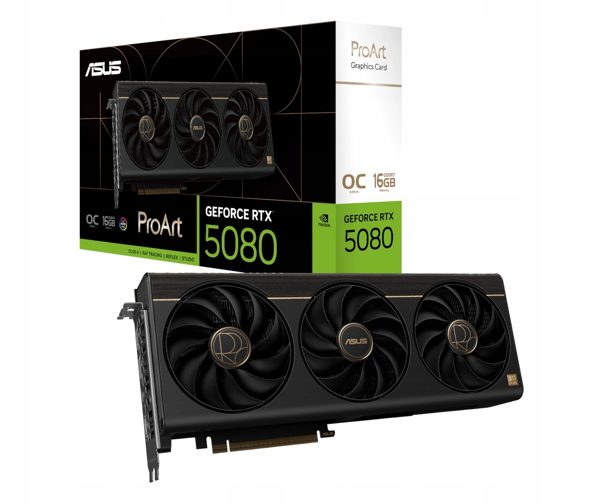 Karta graficzna Asus ProArt GeForce Rtx 5080 Oc 16GB GDDR7 Hdmi 2xDP Usb-c