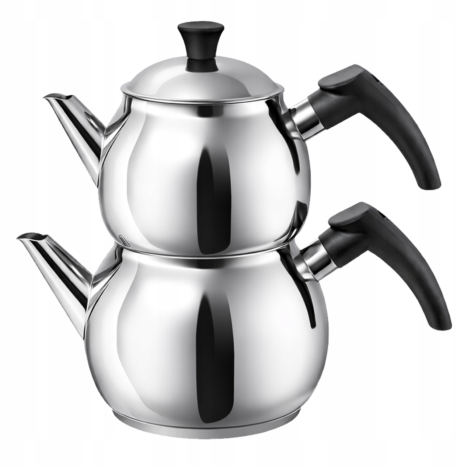 Levně Konvice Na Přípravu Tureckého Čaje 1 L, Ocelová, Plynová Indukce, 2 Víka