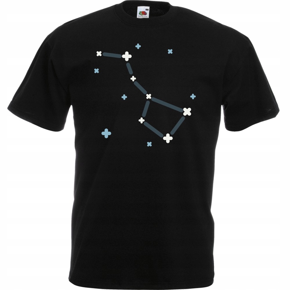 

Koszulka kosmos planeta gwiazdy XL czarna