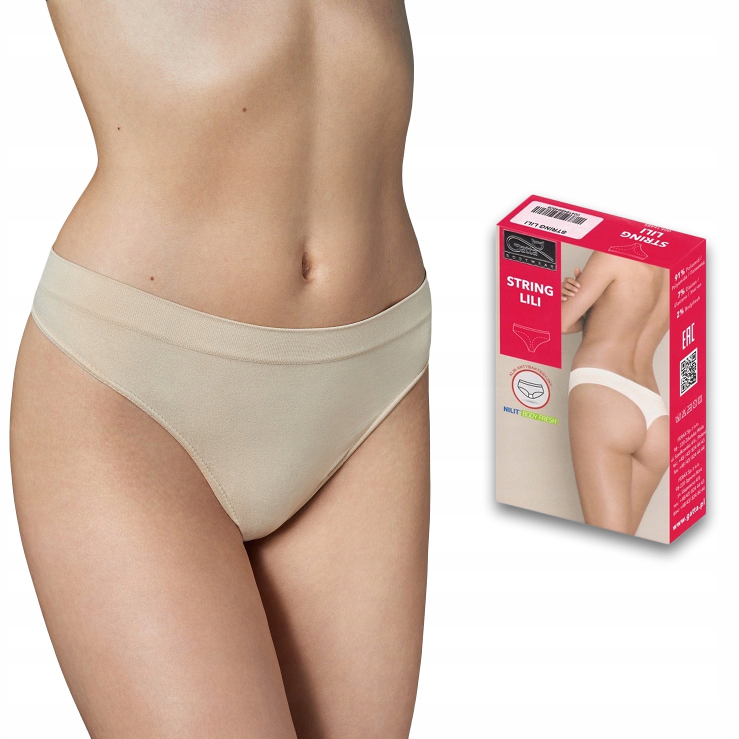 

Majtki damskie stringi Gatta String LILI - S