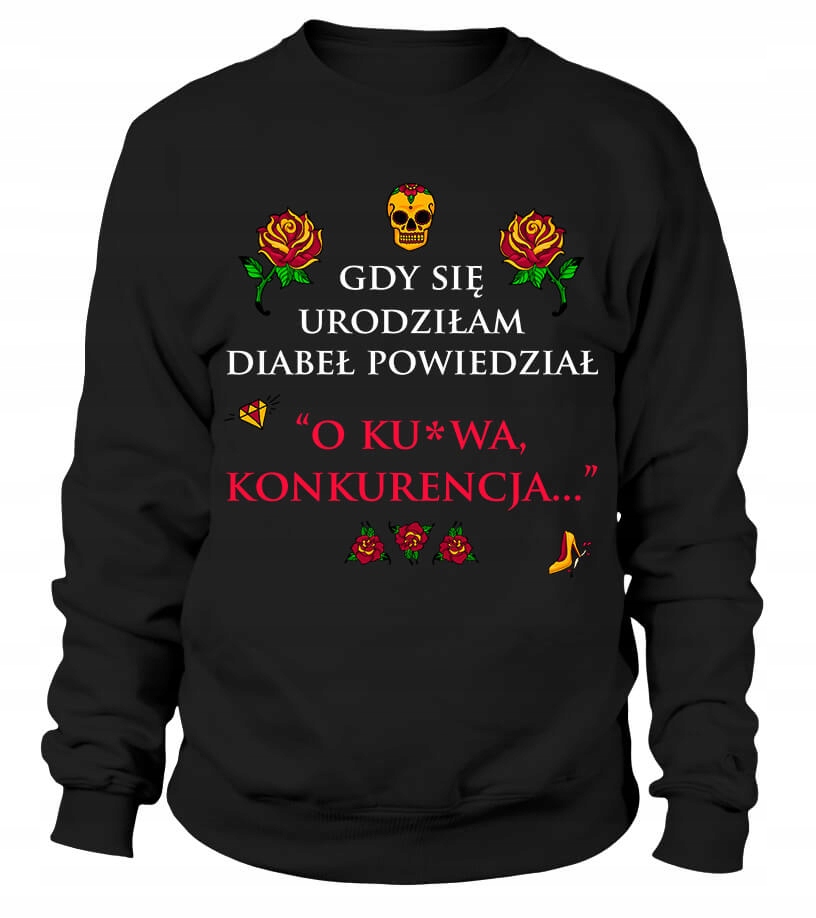 Dámská Mikina The Devil Said, velikost 3XL, černá