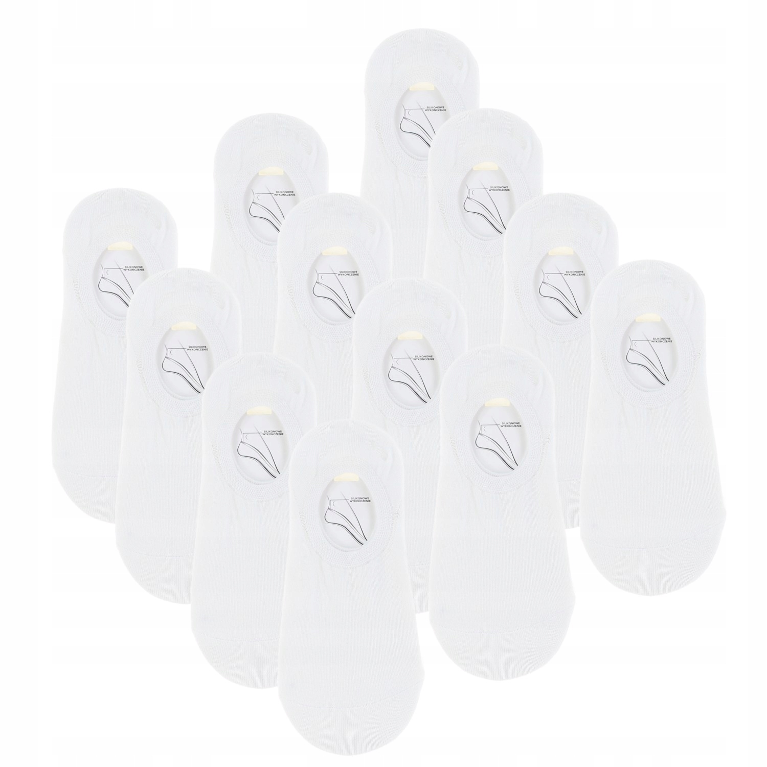 

Białe Skarpetki Stopki Niskie Moraj 38-41 12-PAR