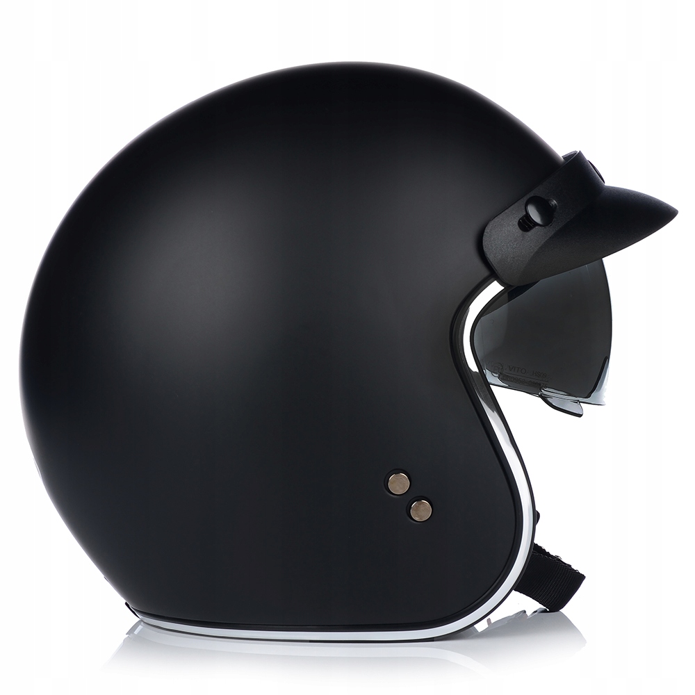 KASK MOTOCYKLOWY OTWARTY | VITO SPECJAL | CHOPPER CRUISER + DASZEK + BLENDA Rodzaj zapięcia mikrometryczne