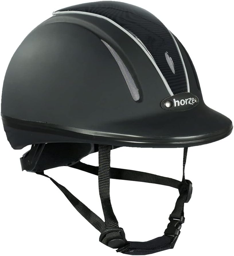 Kask jeździecki Horze Pacific Defenze L/XL 56-59 cm czarny