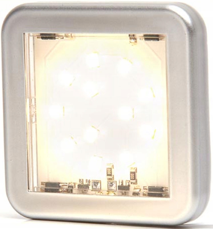 LAMPA OBRYSOWA PRZEDNIA BIAŁA 12/24V PRZYCZEPA WAŚ