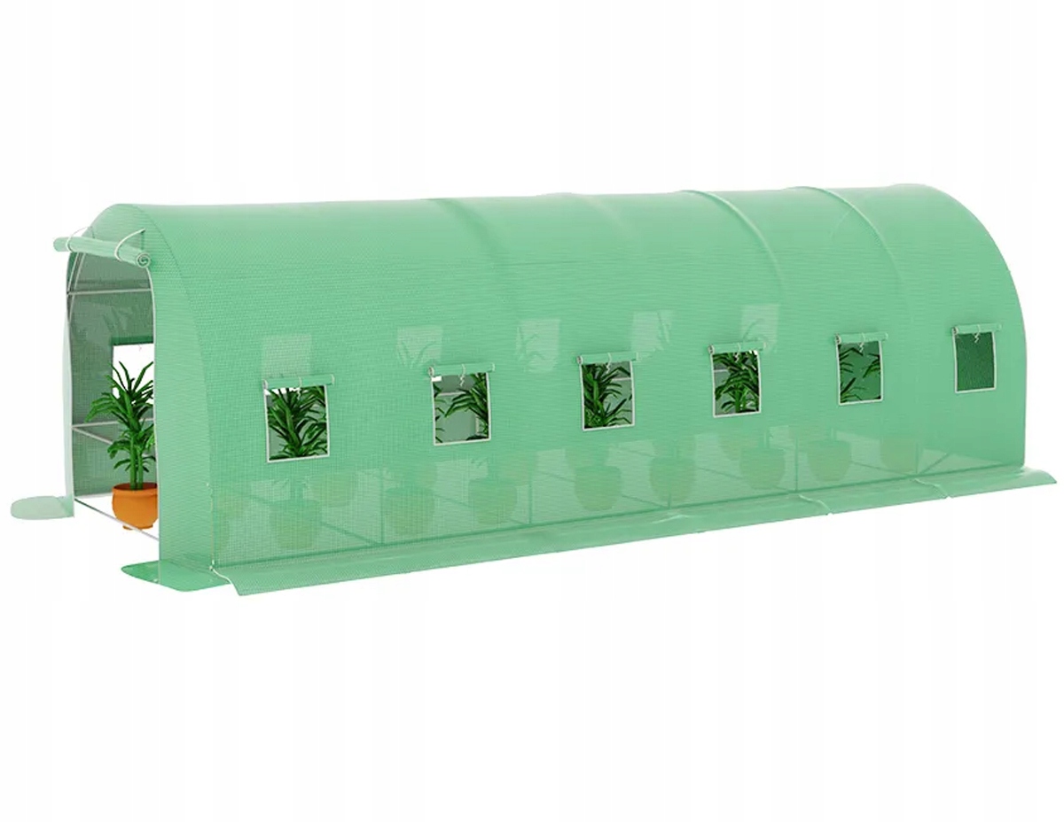 FOLIA ZAMIENNA POSZYCIE NA TUNEL OGRODOWY SZKLARNIA 6x3x2m 18m² FOLIAK UV-4