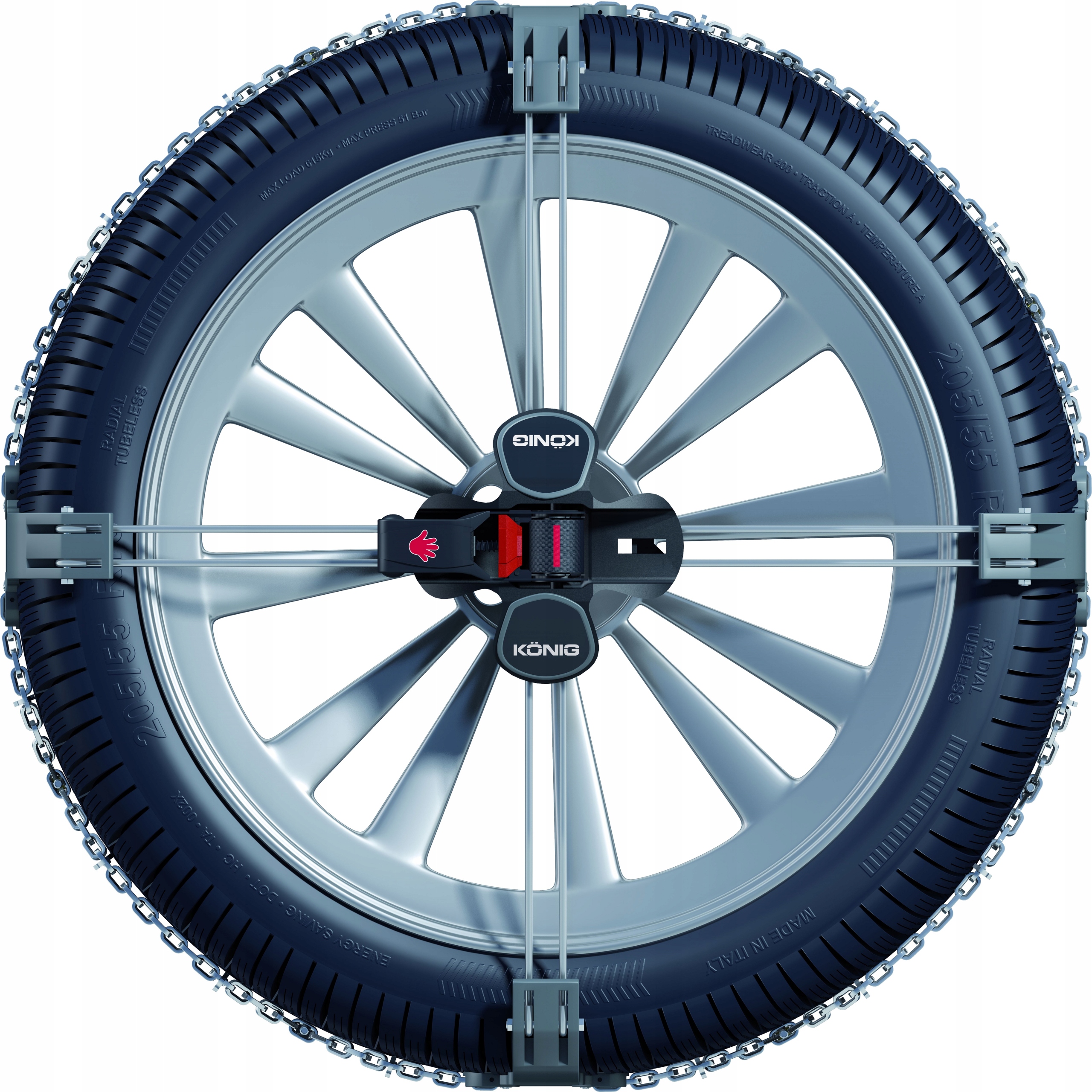 Łańcuchy THULE KONIG K-SUMMIT XL K56 275/50 R18 Waga produktu z opakowaniem jednostkowym 10 kg