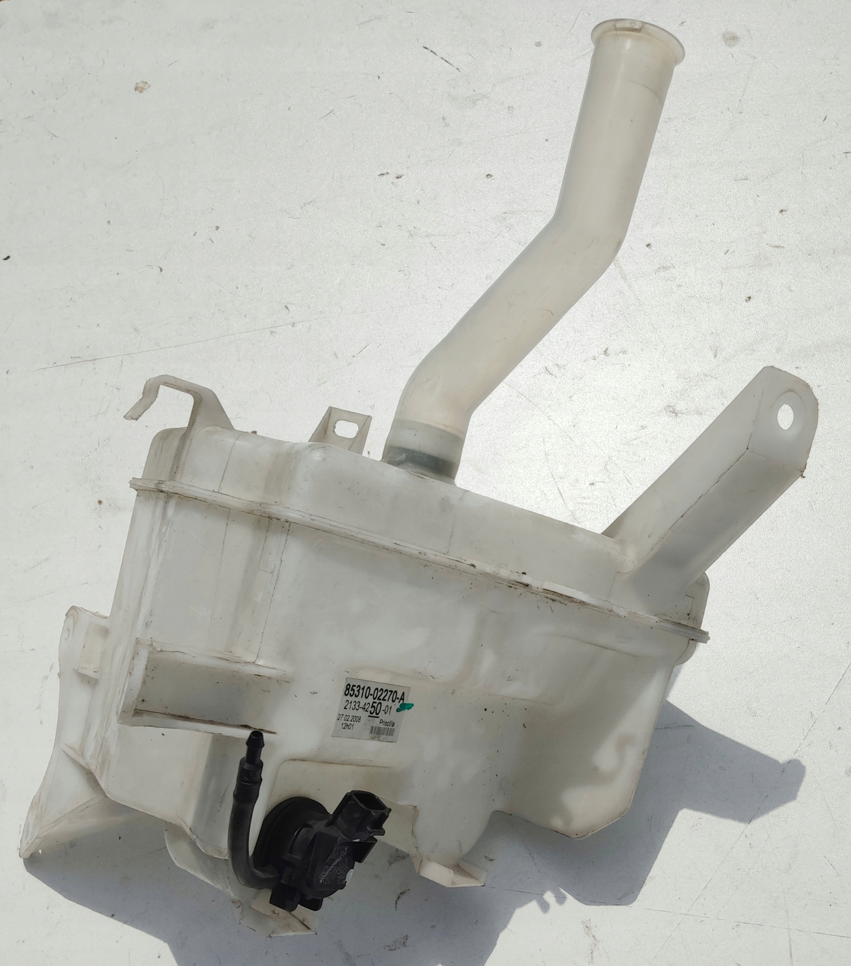 TOYOTA COROLLA E15 БАК ЖИДКОСТИ ОМЫВАТЕЛЯ 85310-02270-A