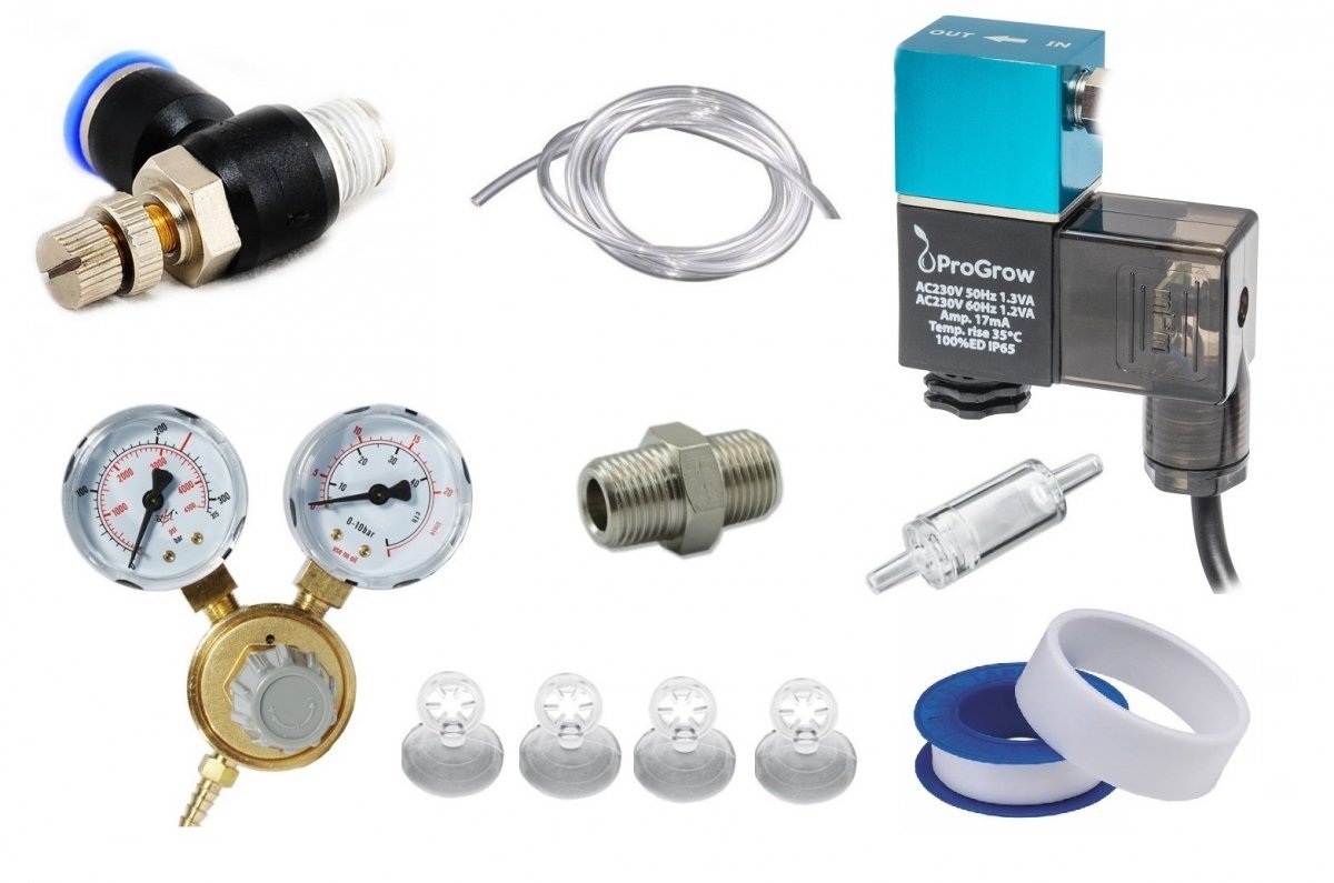 

Zestaw CO2 Mini elektrozawór bez butli