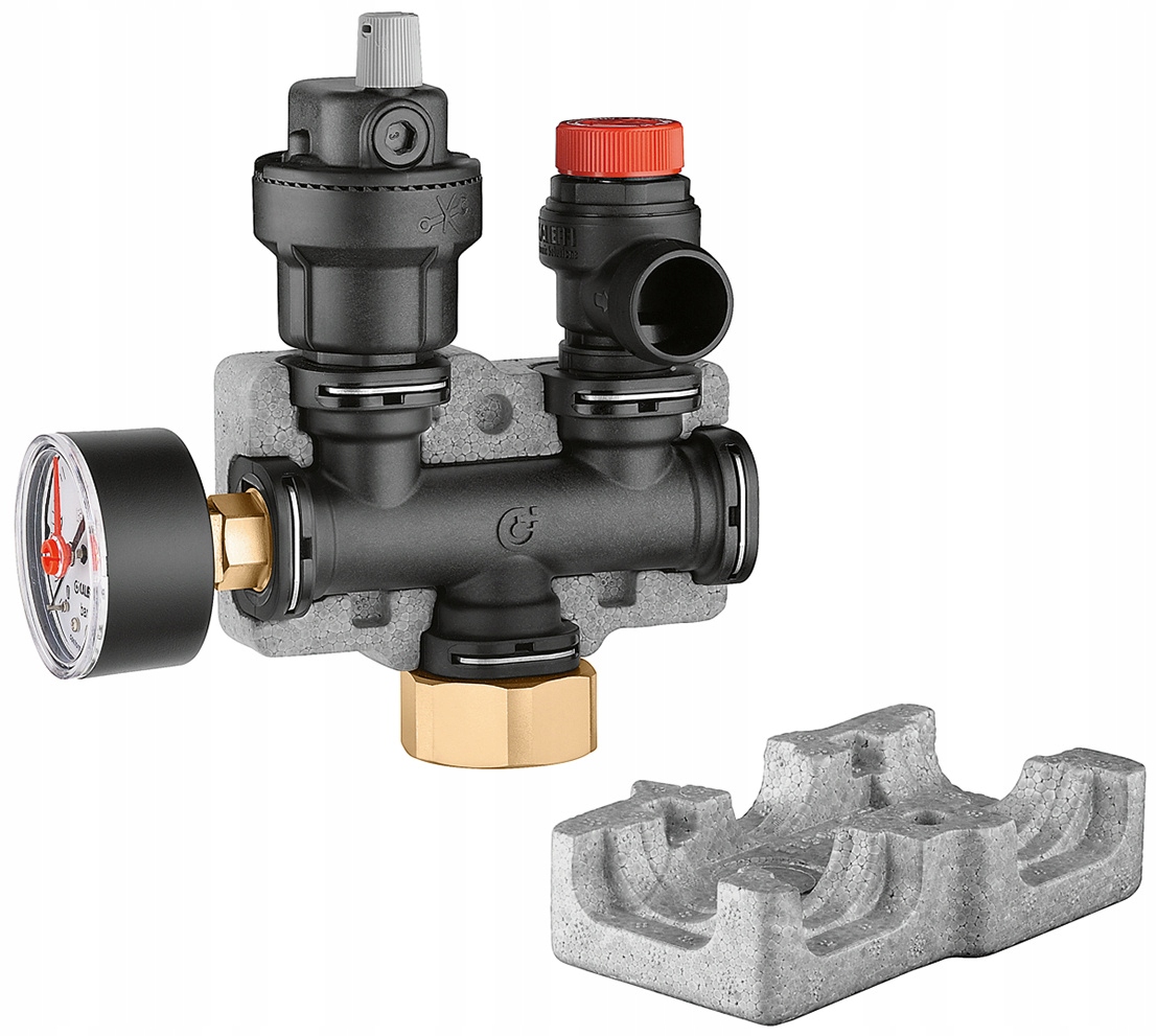 Caleffi Bezpečnostná Skupina Z Technopolyméru, Séria 305, 1" Gw, 3 Bar