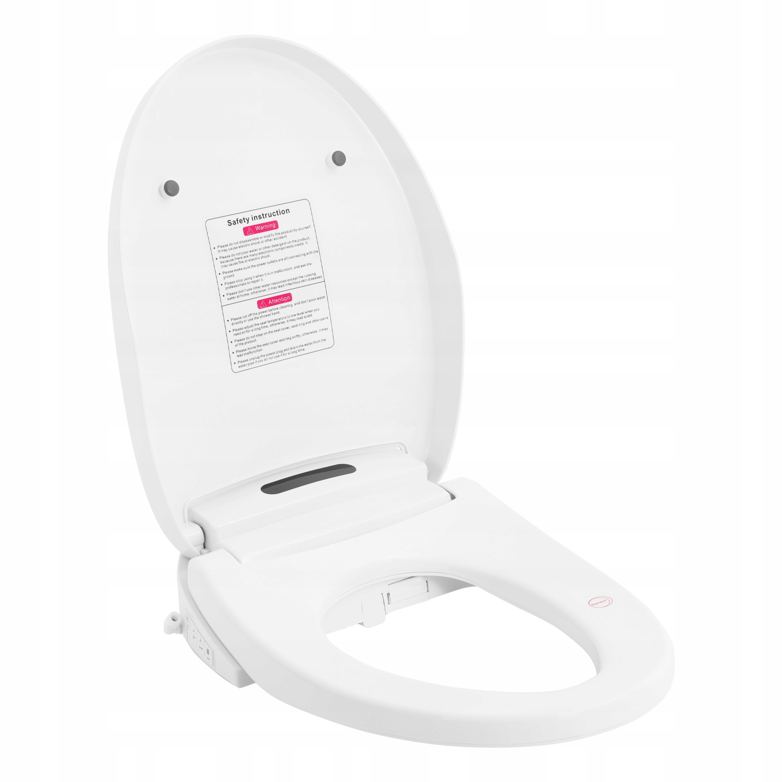 Elektrické Vyhřívané Chytré Wc Sedátko 1300W Inteligentní Wc Prkénko