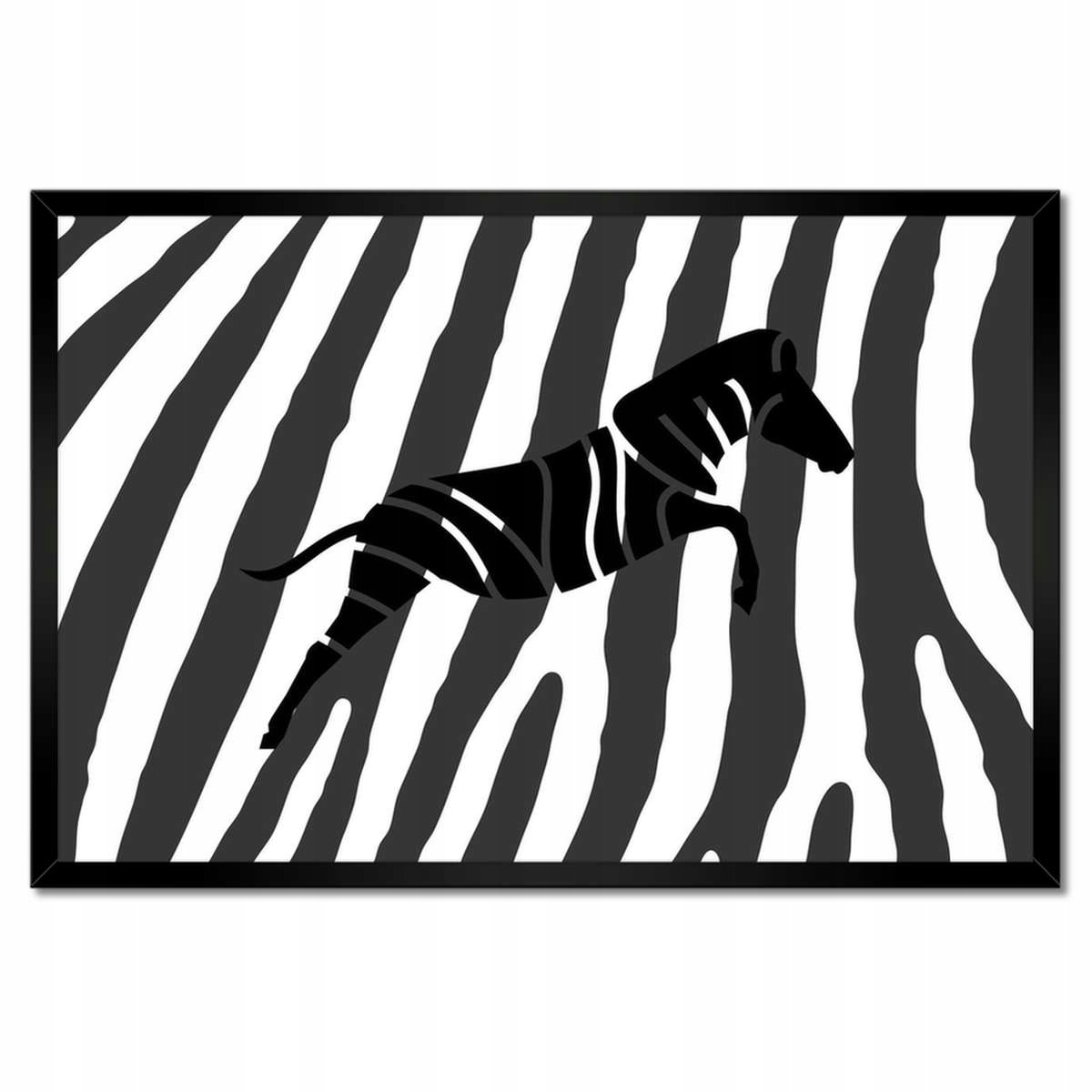 Plakáty v rámu 60x40 Zebra Pruhy