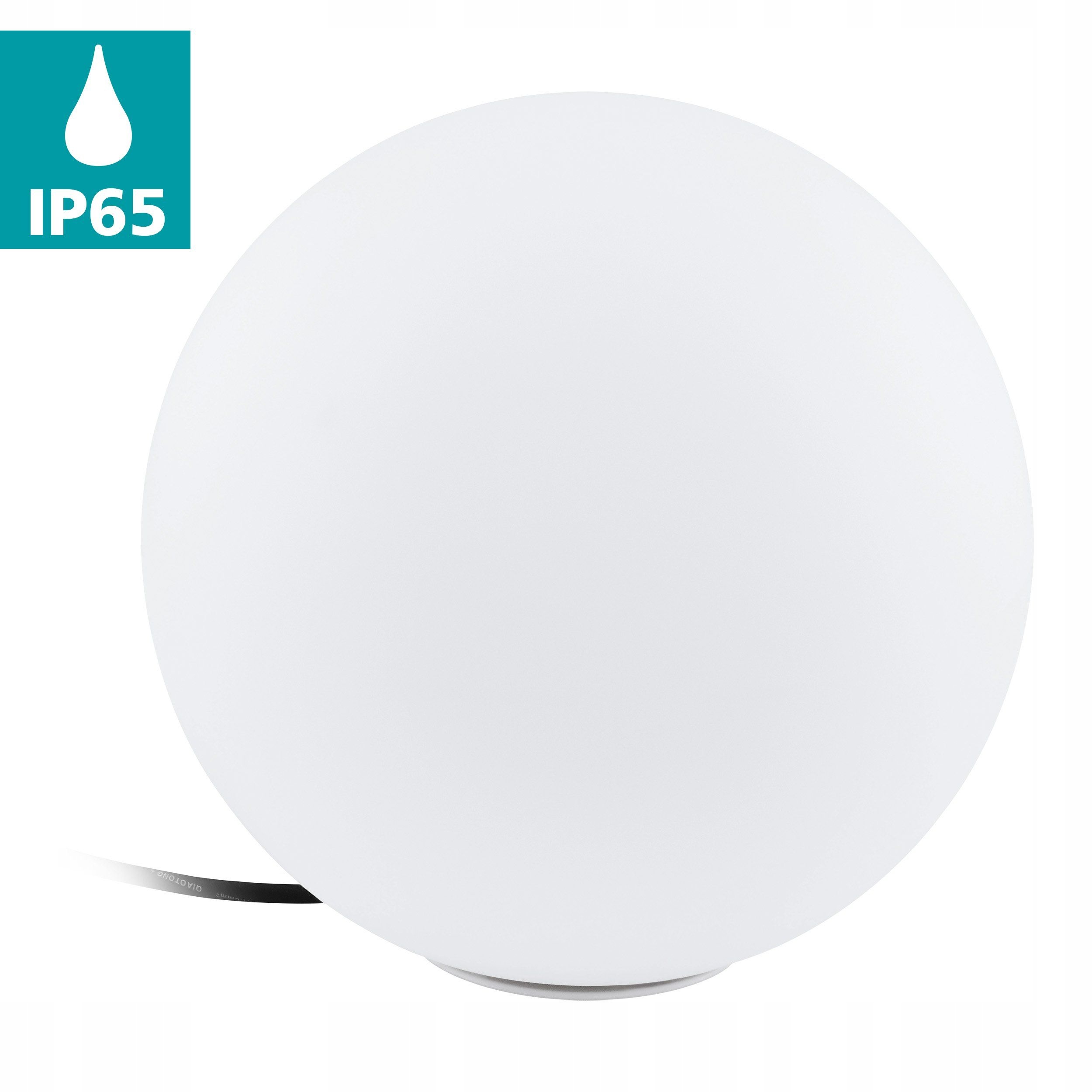 Lampa Kula ogrodowa 30 cm z żarówką Led Rgb+tw i pilotem Eglo Monterolo-C