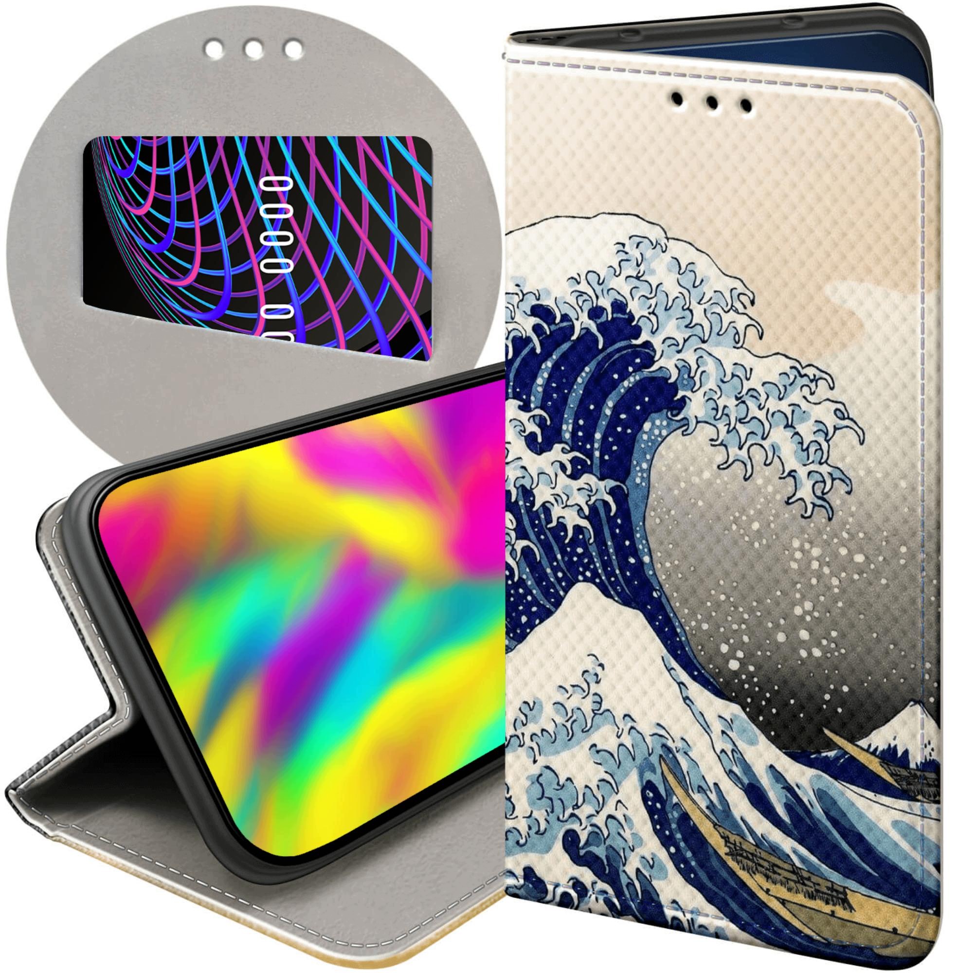 Etui Z Klapką Do Samsung Galaxy A57 Japonia Kwiaty Tokio Futerał Case