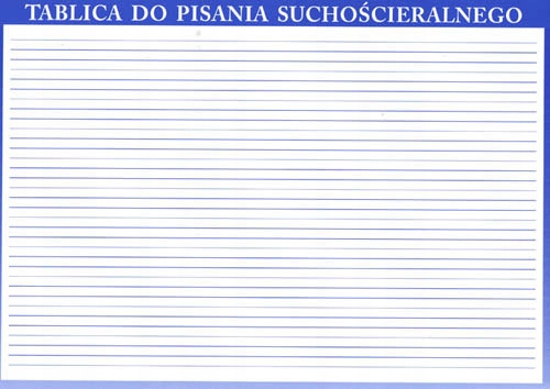

Tablica do pisania suchościeralnego