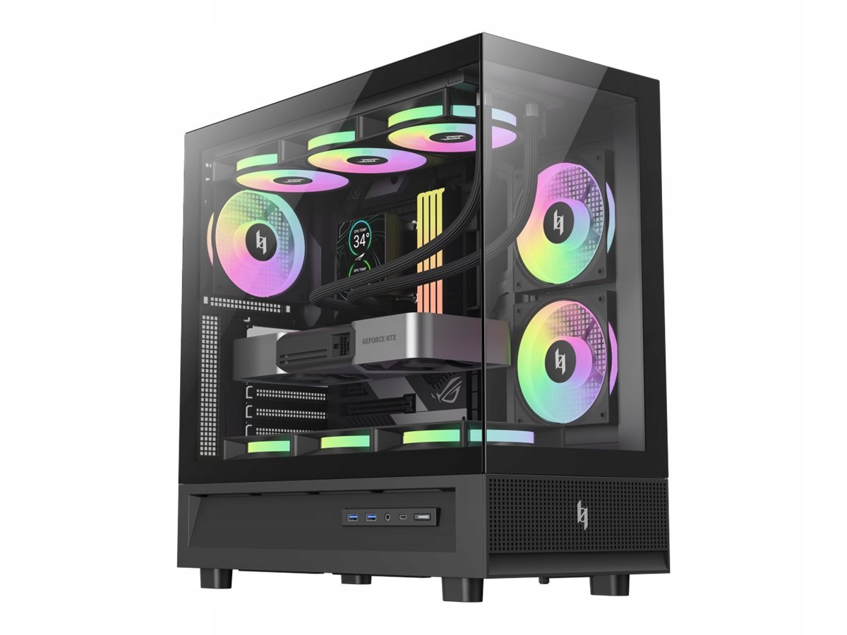 Gamemax Case Nex C51 Bk Atx/btf